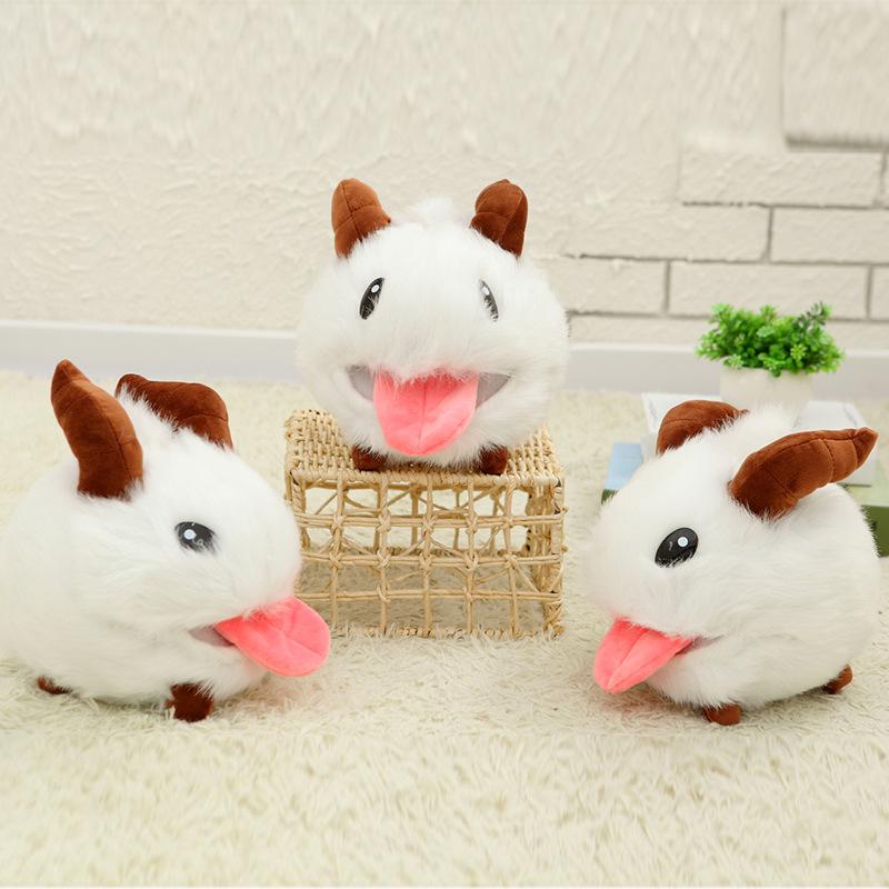 Non-Toxic 30Cm Animation Game Peripheral Plush Toys Poro Doll Cute And Cute Doll Home Decoration Ornaments