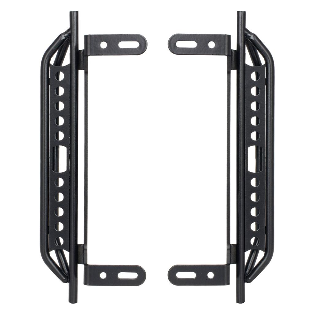 2Pcs Metal Side Pedal Steel Sliders Footboard for 1/10 RC Crawler Car TRX4 Defender Bronco Upgrade Parts