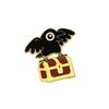 Unique Rhinestones Crow Brooch Pin Delicate Fashion Accessory for Clothings and Bags Decoration Casual Wear