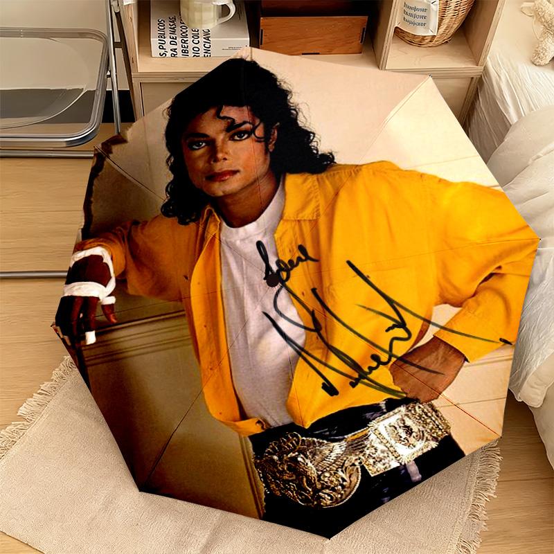 1PC Michael Jackson Automatic Umbrella - Suitable Travel Outdoor Portable Umbrella Birthday Gift Daily Essentials