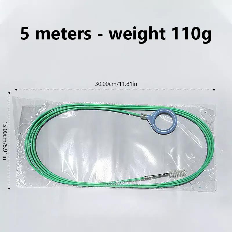 SEAMETAL 3m/5m Car Drain Dredge Cleaning Scrub Brush Sunroof Door Windshield Cleaning Brush Cleaning Tool Drain Pipe Cleaner