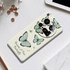 For Xiaomi 15 Ultra Case Green Butterfly Pattern Printing Straight Edge TPU Phone Back Cover