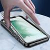 Transparent Case for Samsung Galaxy S23+,PC+TPU Anti-drop Phone Cover with PET Screen Protector