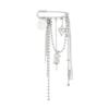 Stylish Bear Brooch Trendy Metal Bead Chain Brooch INS Style Suit Hanging Ornament  Bag Decoration