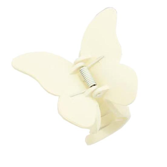 

Заколка-краб Бабочки Расписные Женские Матовые Противоскользящие Шикарные Заколки Головной убор бежевый