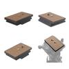 Set Piastre Attacco/Sgancio Rapido Fotocamera Compatibili con Molti Modelli di Treppiede Durabilità per YUNTENG 880/870/860/950/288