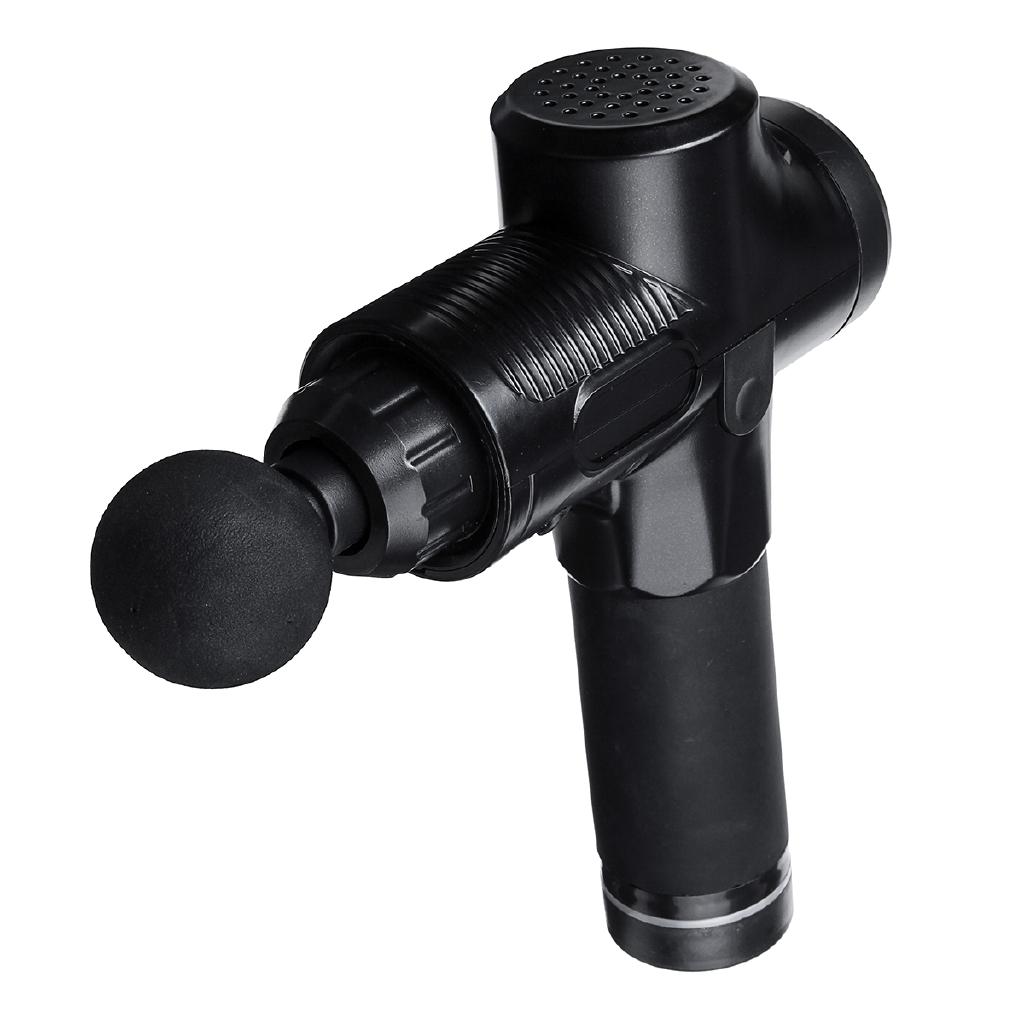 24V LCD Body Muscle Massage Gun Deep Tissue Massager Adjustable Exercising Muscle Pain Relief Body Shaping Therapy Gun