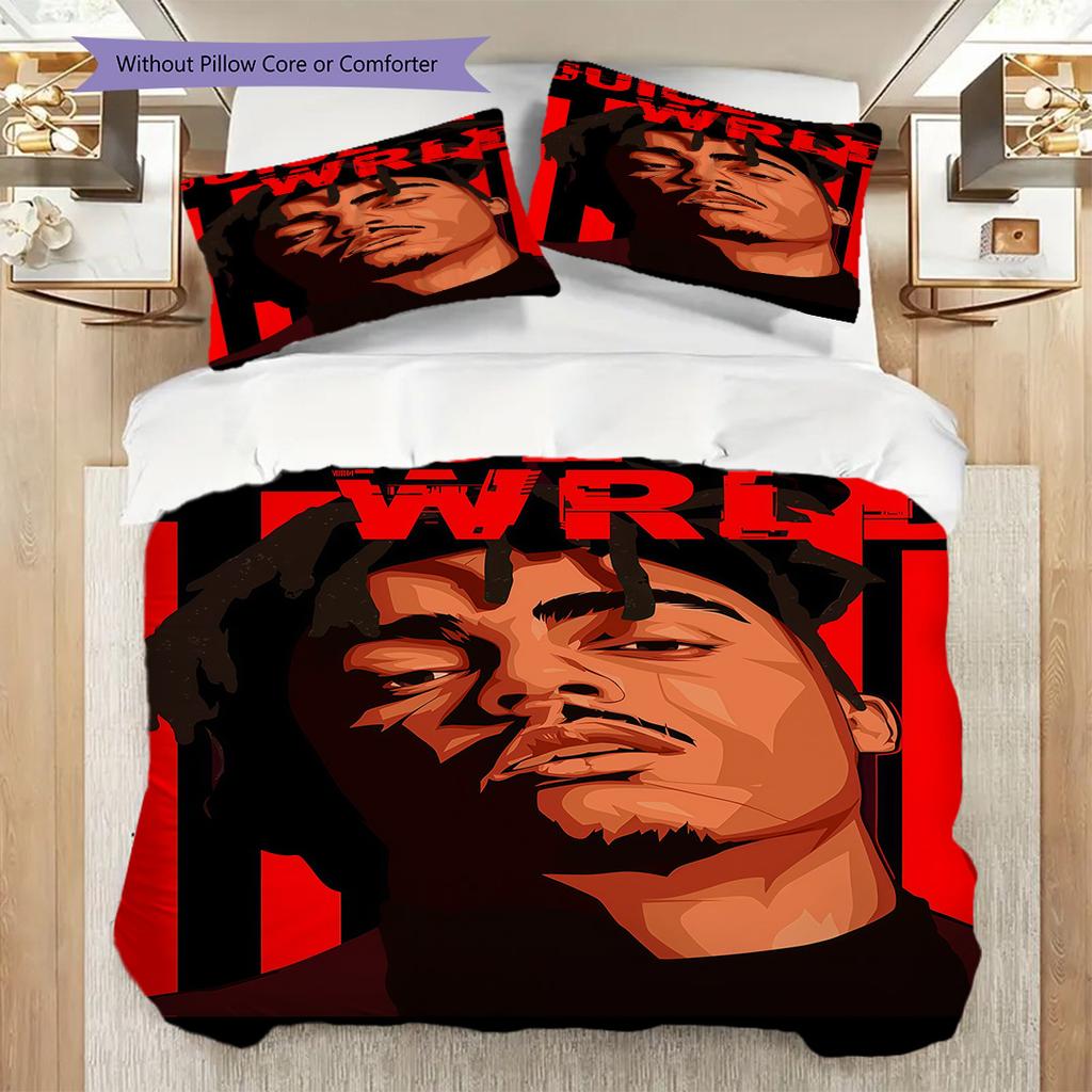 Juice Wrld Celebration Life Music Bedding 1 Duvet Cover 2 Pillowcase Without Core Duvet Cover And Pillowcase Christmas Birthday Gift