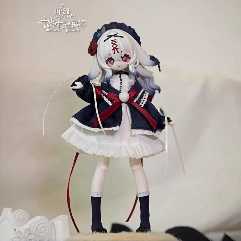 Genuine Meki Final Blessing Series 18 Bjd Blind Box Action Figure Dolls Mystery Box Cute Gift Desktop Ornament Cartoon Model