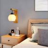 Simple Modern Sconce Wall Light Nordic Living Bedroom Foyer Reading Wood Lighting Bedside Aisle Home Indoor Background Wall Lamp