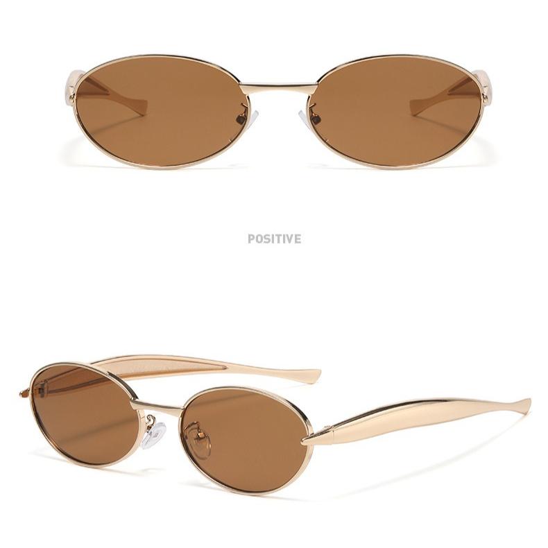 Advanced Oval Sunglasses Better Quality Small Frame Metal Glasses Fashion Sunglasses That Block Uv Rays More Suitable For Women