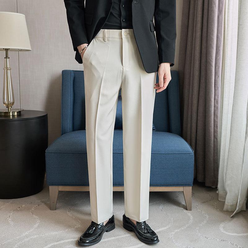 Loose Drape Men's Straight Trousers Versatile Business Youth Men's Trousers Trousers