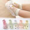 Girls Sock 5 Pairs/lot 0 To 5 Yrs Spring Summer Thin Kids Cotton Mesh Boat Sock Lovely Animal Breathable Toddler Boys Ankle Sock