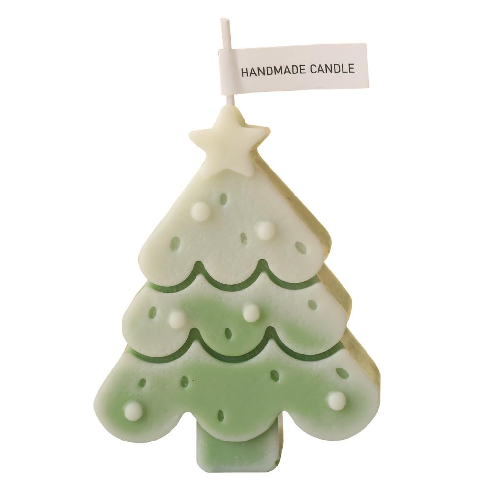 Christmas Tree Scented Candle Christmas Birthday Party Souvenir Aromatherapy Candle Home Decor Room Decor Table Decor 8.2x6.7cm