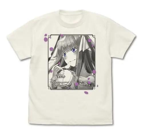 Miku Nakano The Quintessential Quintuplets Anime Graphic T-Shirt White Cotton Casual Unisex T-shirts