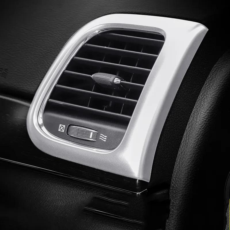 For Jeep Grand Cherokee 2014 2015 2016 2017 2018  Car Conditioner Air Outlet Decoration Cover Trims Car Styling Accessories