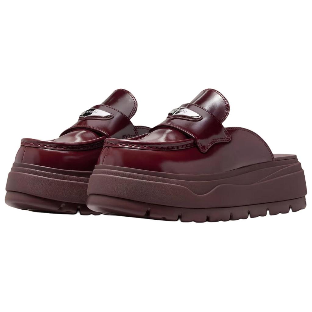 Jordan Air Jordan Mules Geschlossene Zehenhausschuhe Damen Dunkelrot HJ4292-600