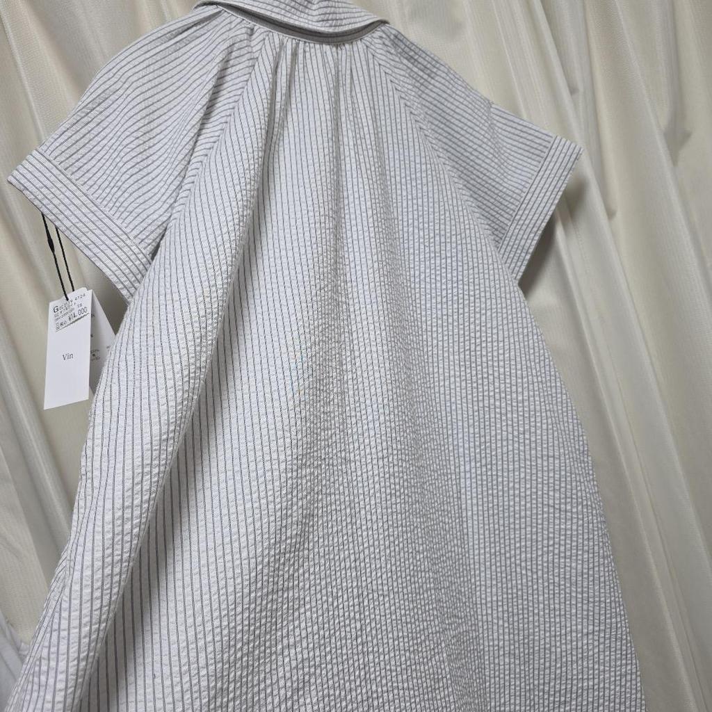 Used New Vin Soccer Stripe Skipper Dress Off White