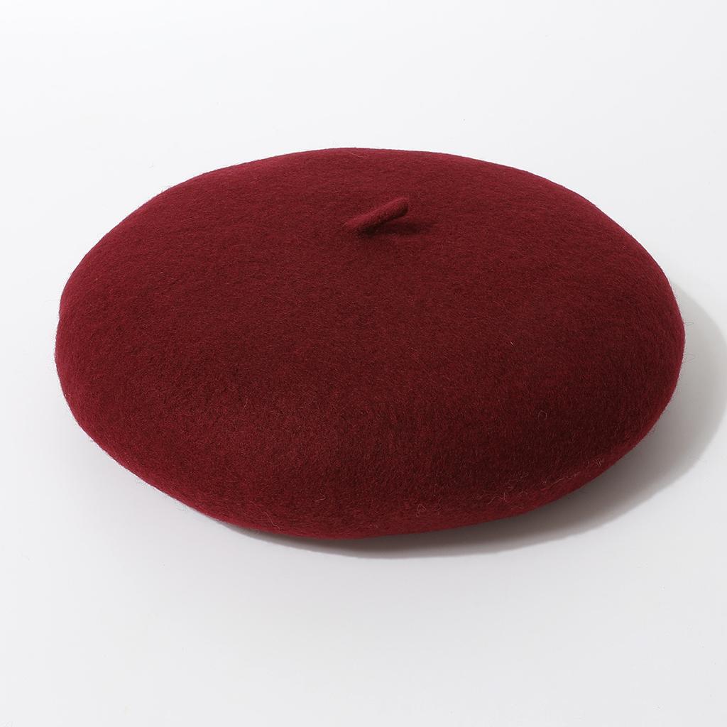Elegant Warm Sweet Beautiful Woman Painter Art Hat Simple Versatile Beret