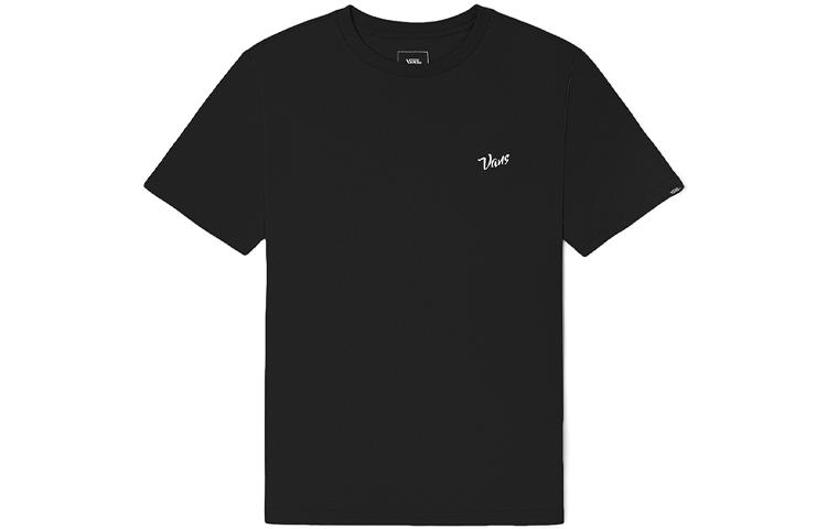 Vans T Shirts Unisex Black Crew Neck Moderate Straight Fit VN0A7TOPBLK M