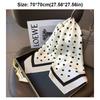 Square Hair Scarf Double Sides Neckerchief Fashion Silk Scarf  Gift