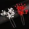 Wedding Accessories Hairpin Hair Jewelry Beautiful Headdress Hair Clip Bride Hairpin Flower Hairpin