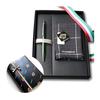 Orobianco Freccia Light Green CT Ballpoint Pen + Hand Towel Gift Set