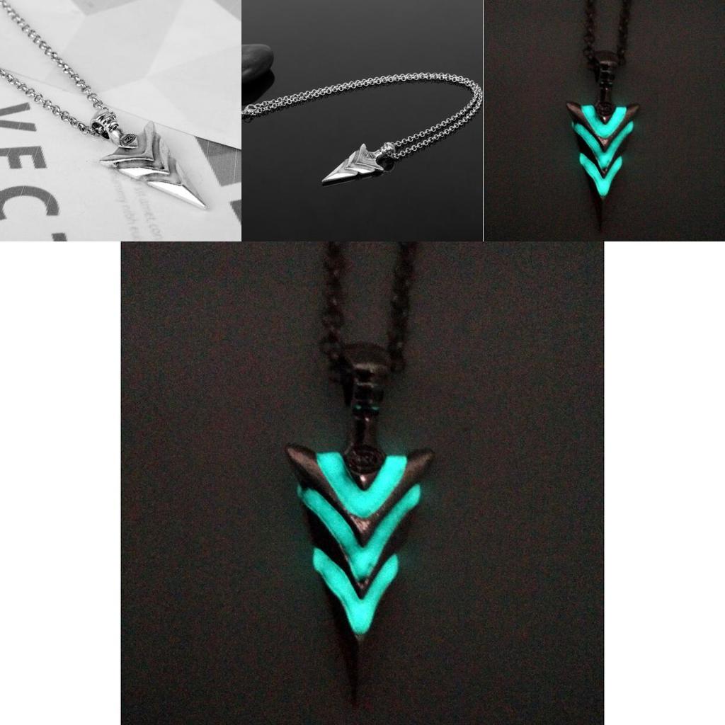 Arrow Luminous Necklace With Alloy Animal Pendant Necklace For Gift And Collectors