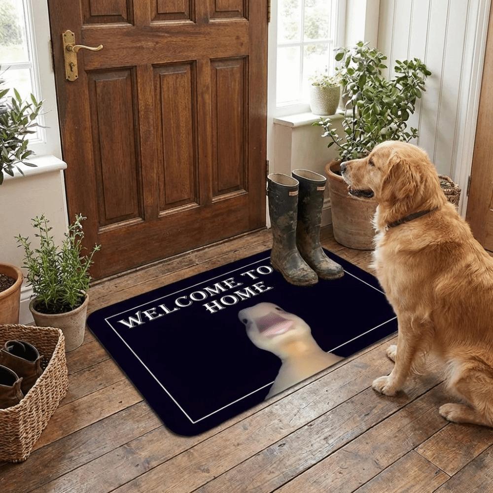 40*60cm Bathroom Carpet Non-slip Door Carpet Creativity Beagle Floor Mat  Home Decor