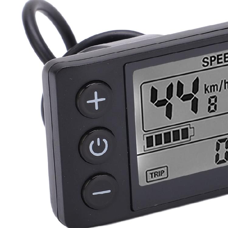 Scooters LCD Display Panel Water Resistant Scooters Dashboards Digital Speedometers for Long Distances Cycling Support