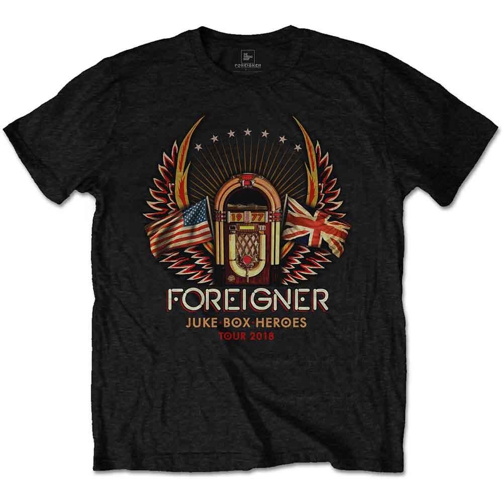 Foreigner Eagle T-Shirt Black New M