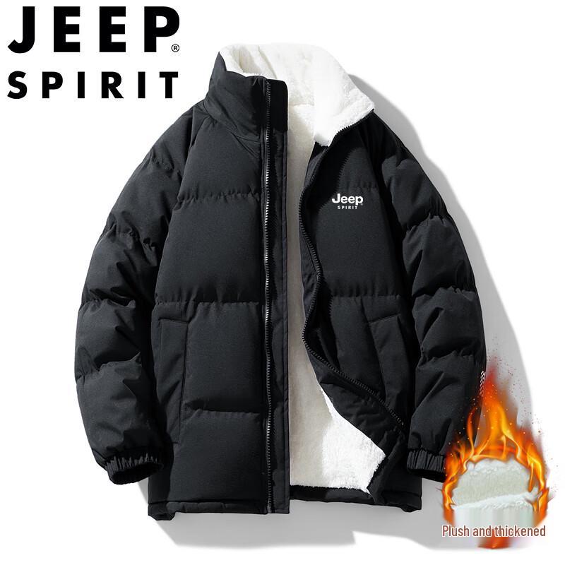 JEEP SPIRIT Men's Autumn/Winter Stand Collar Padded Jacket
