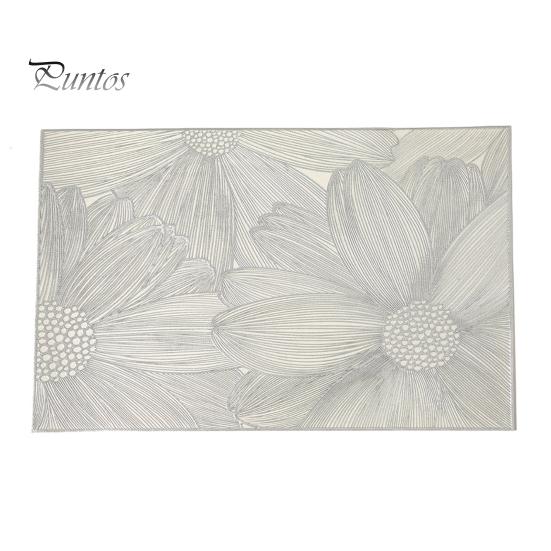 

ПВХ салфетки креативные ажурные квадратные подставки под цветы для защиты стола термостойкие износостойкие обеденные коврики универсальный домашний декор серебряный