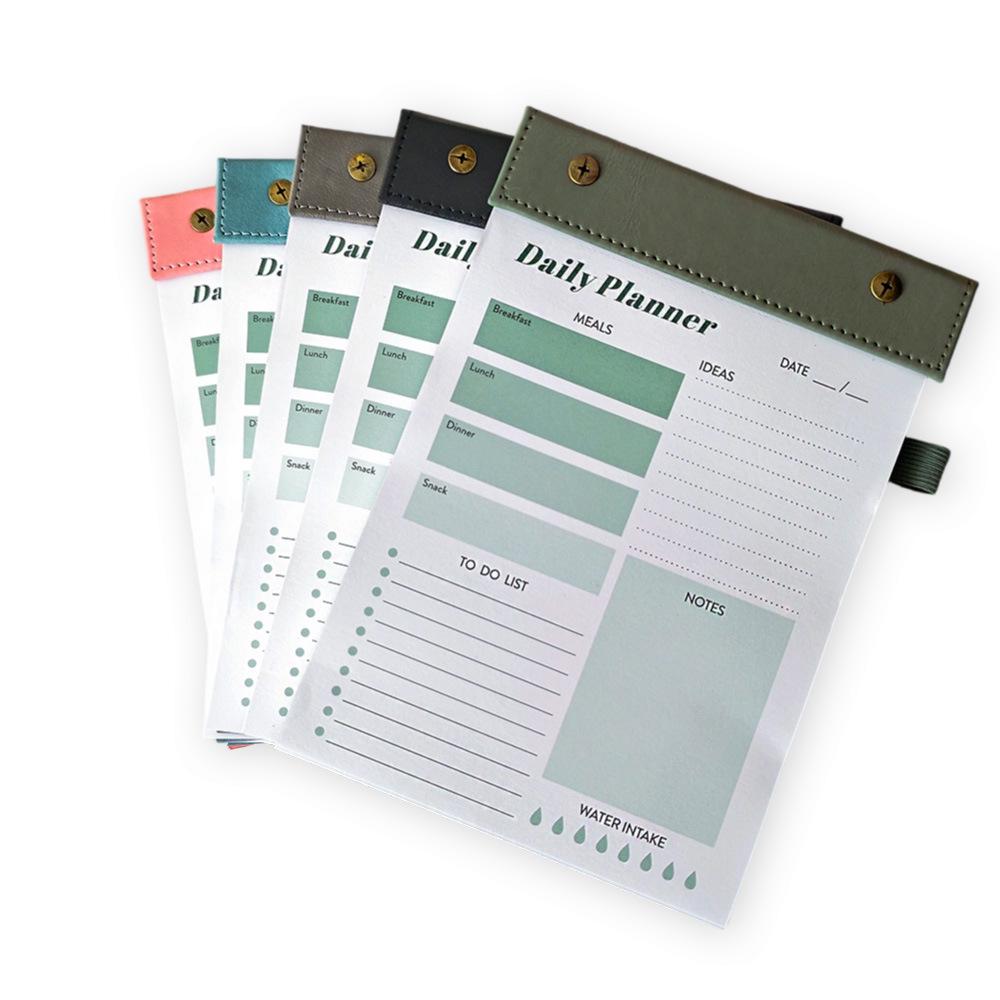 A5 Tearable Study Plan Sticky Notes & Daily Check-In Planner Notebook Pages