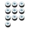 New 10Pcs M6 Motorcycle Side Panel Rubbers / Grommets Bolt Kit Fit For Honda