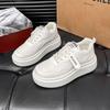 Korean version of popular thick-soled lightweight board shoes, fashionable versatile and thin simple sports and leisure shoes 2025 spring and autumn 