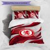 Middlesbrough Football Printed 3 Pieces Bedding Set, Comfortable Skin Friendly Bedroom Duvet Cover Set