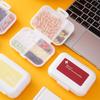 8 Grid Plastic Storage Box Medicine Box 7 Days Portable Practical Rectangular Pill Small Square Box Medicine Plastic Box