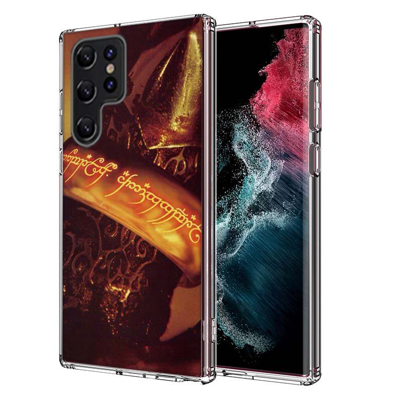 The L-Lord of the R-Rings Capa Phone Case For Samsung S26 Ultra S25 Edge Galaxy S23 S21 S20 S24 FE S22 S10 Plus Cover Clear TPU