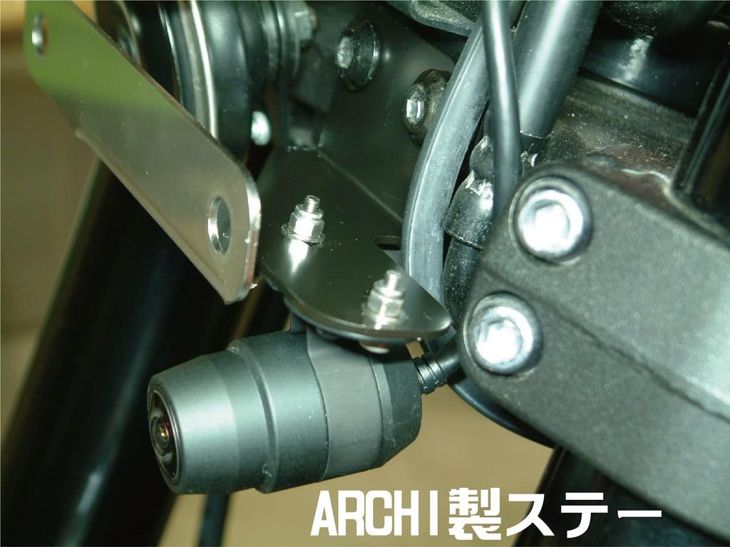 POSH FAITH Motorcycle Dash Cam Front Camera Bracket for Adding Emblems to Z900RS (2018-2023), Black, 132212-FT