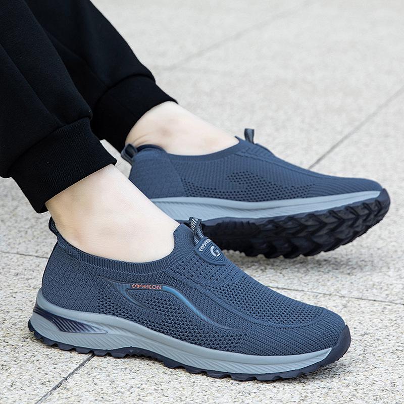 Mom's Spring/Summer 2025 Soft Sole Walking Shoes - Slip-On Comfort for Middle-Aged & Elderly Women