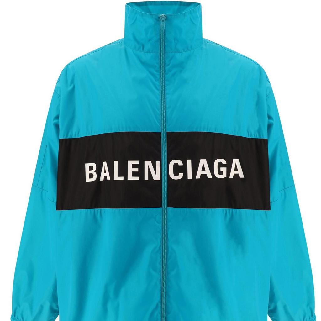 Balenciaga Logo Printed High Neck Jacket 725302TNO194600