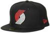 New Era 5950 PORBLA NBA BLK TEAM Cap, Black, 7.14