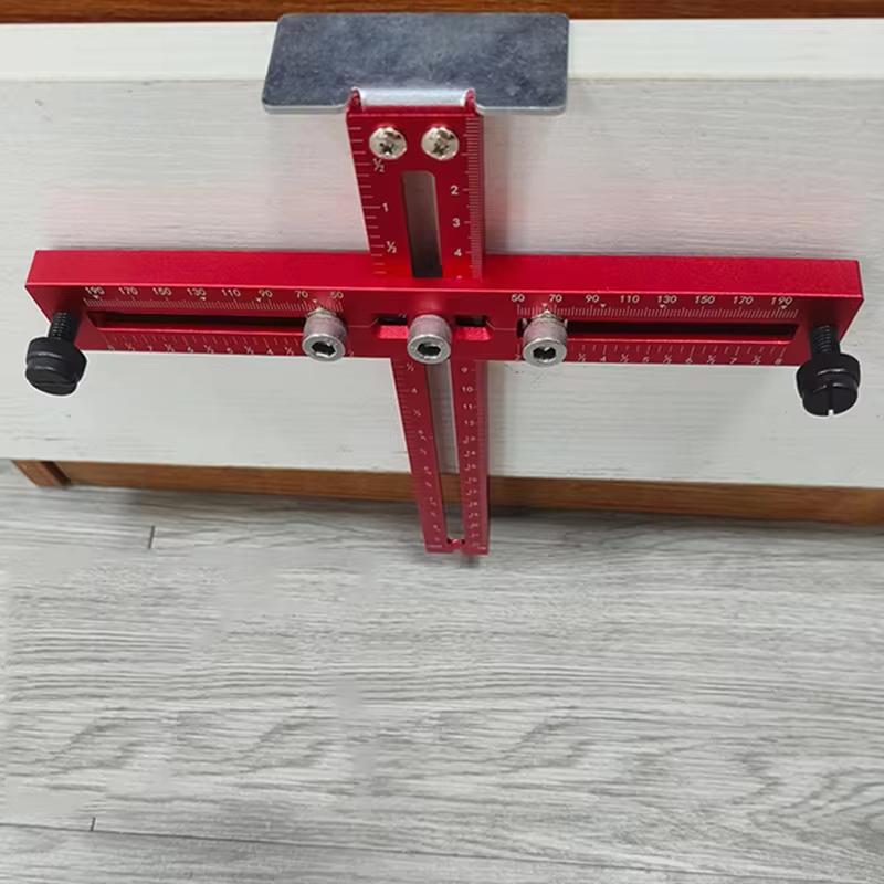 Handle Punching Locator Woodworking Newly Upgraded Adjustable Cabinet Door T-shaped Punch Cabinet Knobs Handles Pulls Tool