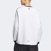 Adidas Originals Adicolor Series Loose Crew Neck Long Sleeve Printed T-Shirt Men Tops White JG1512