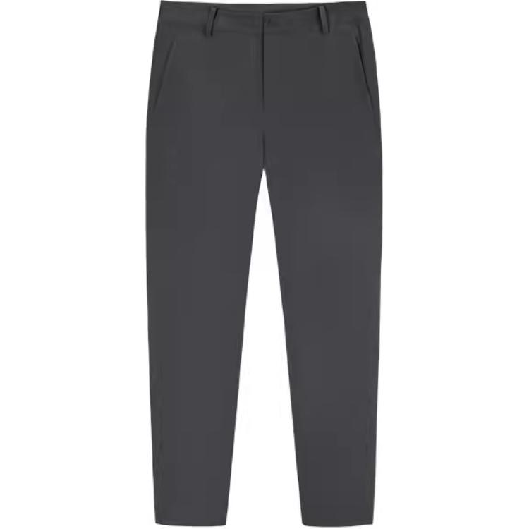 

Anta Спортивные брюки Champion All-Weather Series Ice Silk Solid Color со средней посадкой, прямые, с девятью точками, мужские брюки Nirvana-черный 152430506-3