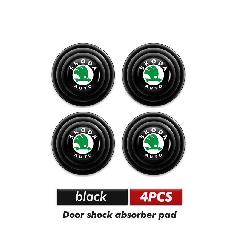 Car Door Anti-shock Pad Buffer Pad Crash Pad Silicone Pads Accessories For Skoda Octavia A5 A7 RS Fabia Superb Rapid Karoq