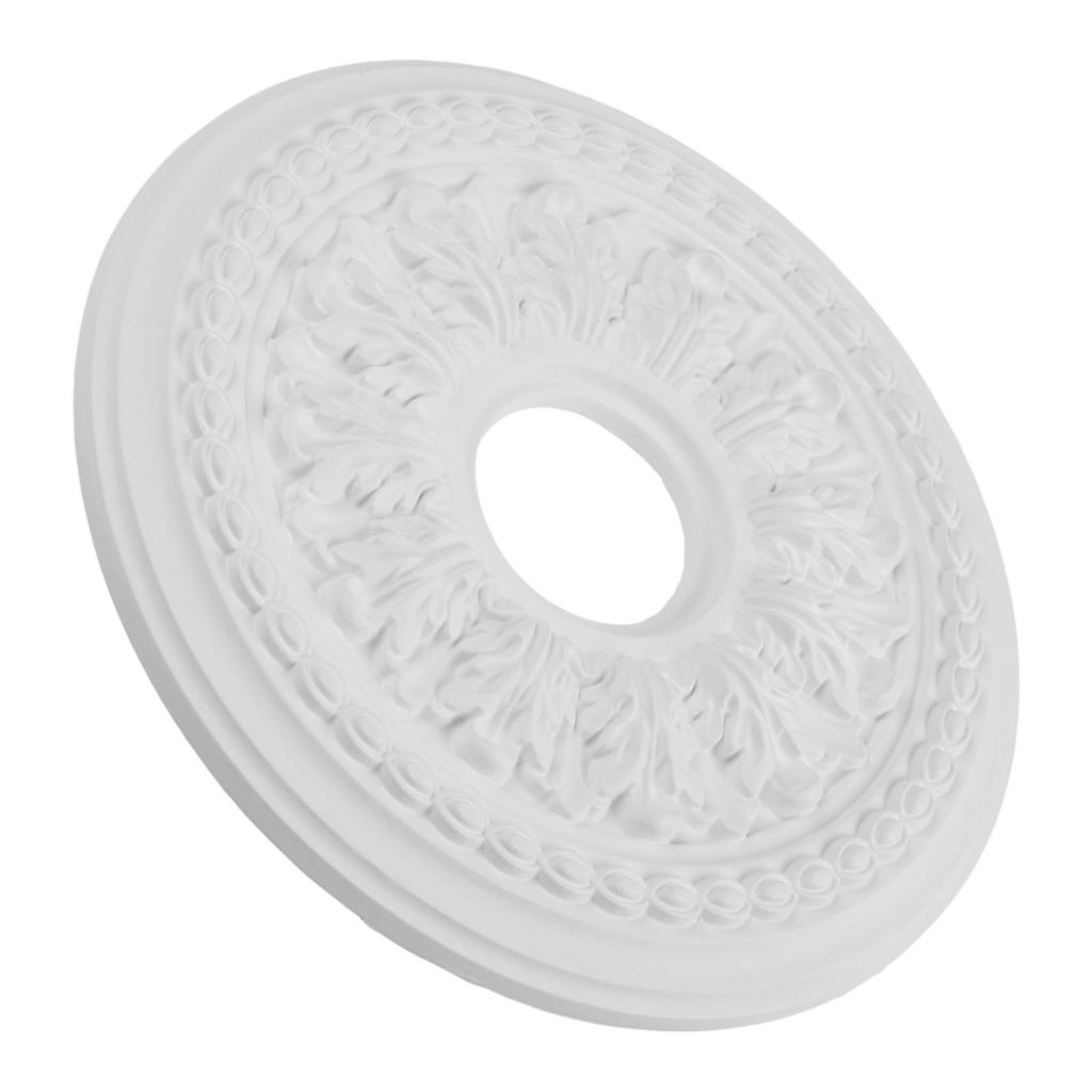 Elegante runde Deckenleuchtenabdeckung aus PU-Material für den Heimgebrauch