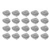 20Pcs Che Ing Squad Hand    3.3in Handle Pure Color   PET Che  Ing Pompoms for Sports Party Stage Show