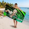 Demon Slayer Printed Swim Towel, Portable Water Absorbent Towel for Beach Camping Daily Bathroom Use